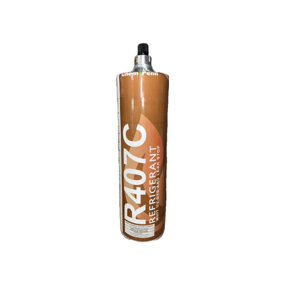 R-407C Kältemittel mit Leck-Stopp und UV-Farbstoff, 27,9 oz.